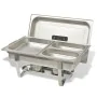 3-teiliges Buffet-Essenswärmer-Set aus Edelstahl von vidaXL, Wilderer - Ref: Foro24-50529, Preis: 178,67 €, Rabatt: %
