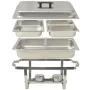 3-teiliges Buffet-Essenswärmer-Set aus Edelstahl von vidaXL, Wilderer - Ref: Foro24-50529, Preis: 178,67 €, Rabatt: %