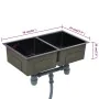 Handgefertigte Küchenspüle aus schwarzem Edelstahl von vidaXL, Sinkt - Ref: Foro24-145085, Preis: 172,30 €, Rabatt: %