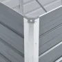Gray galvanized steel garden bed 320x80x77 cm by vidaXL, Pots and planters - Ref: Foro24-44844, Price: 107,79 €, Discount: %