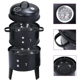 Holzkohle-Räuchergrill 3 in 1 40x80 cm von vidaXL, Grillen - Ref: Foro24-46613, Preis: 82,41 €, Rabatt: %