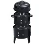 Charcoal smoker barbecue 3 in 1 40x80 cm by vidaXL, Barbecues - Ref: Foro24-46613, Price: 82,56 €, Discount: %