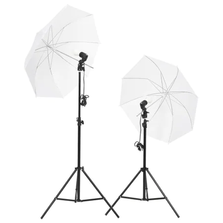 Fotostudio-Beleuchtungsset mit Stativen und Schirmen von vidaXL, Blitze und Studiobeleuchtung - Ref: Foro24-190230, Preis: 55...
