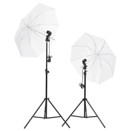 Photo studio lighting kit with tripods and umbrellas by vidaXL, Flashes and studio lighting - Ref: Foro24-190230, Price: 54,6...