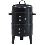 Charcoal smoker barbecue 3 in 1 40x80 cm by vidaXL, Barbecues - Ref: Foro24-46613, Price: 82,56 €, Discount: %