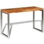 Dining table with steel legs and solid sheesham wood by vidaXL, Kitchen and dining tables - Ref: Foro24-242126, Price: 135,76...