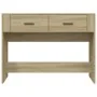 Konsolentisch aus Sonoma-Eichenfurnier 100x39x75 cm von vidaXL, Tische - Ref: Foro24-816779, Preis: 66,65 €, Rabatt: %