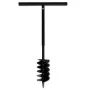 Steel Earth Auger with 150 mm Handle and Three Spirals by vidaXL, Helical augers - Ref: Foro24-141026, Price: 48,04 €, Discou...