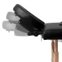Folding massage table with 4 zones, black wooden structure. by vidaXL, massage tables - Ref: Foro24-110095, Price: 191,35 €, ...
