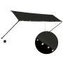 Retractable awning with LED anthracite gray 400x150 cm by vidaXL, Awnings - Ref: Foro24-145920, Price: 73,19 €, Discount: %