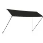 Retractable awning with LED anthracite gray 400x150 cm by vidaXL, Awnings - Ref: Foro24-145920, Price: 73,19 €, Discount: %