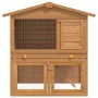 Kleintierhaus, Stallkäfig, 3 Holztüren von vidaXL, Käfige und Lebensräume für Kleintiere - Ref: Foro24-170160, Preis: 119,21 ...