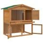 Kleintierhaus, Stallkäfig, 3 Holztüren von vidaXL, Käfige und Lebensräume für Kleintiere - Ref: Foro24-170160, Preis: 119,21 ...