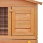 Casa de animales pequeños jaula conejera 3 puertas madera de vidaXL, Jaulas y habitáculos para animales pequeños - Ref: Foro2...