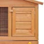 Kleintierhaus, Stallkäfig, 3 Holztüren von vidaXL, Käfige und Lebensräume für Kleintiere - Ref: Foro24-170160, Preis: 119,21 ...
