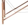 Camilla de masaje plegable 4 zonas estructura de madera crema de vidaXL, Mesas de masaje - Ref: Foro24-110096, Precio: 190,68...