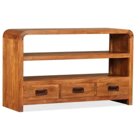 Solid acacia wood TV cabinet 90x30x55 cm by vidaXL, TV Furniture - Ref: Foro24-244681, Price: 262,85 €, Discount: %