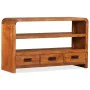 Solid acacia wood TV cabinet 90x30x55 cm by vidaXL, TV Furniture - Ref: Foro24-244681, Price: 262,85 €, Discount: %