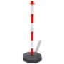 Absperrungsset mit Pfosten mit Kunststoffkette 10 m von vidaXL, Straßen- und Verkehrszeichen - Ref: Foro24-141821, Preis: 42,...