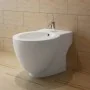 Stehender runder Bidet aus hochwertiger weißer Keramik. von vidaXL, Bidets - Ref: Foro24-140665, Preis: 155,80 €, Rabatt: %