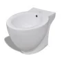 Bidé de pie redondo de cerámica de alta calidad blanco by vidaXL, Bidets - Ref: Foro24-140665, Price: 155,80 €, Discount: %