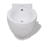 Stehender runder Bidet aus hochwertiger weißer Keramik. von vidaXL, Bidets - Ref: Foro24-140665, Preis: 155,80 €, Rabatt: %