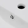 White Faucet/Drain Hollow Ceramic Rectangular Basin by vidaXL, Sinks - Ref: Foro24-141932, Price: 65,12 €, Discount: %