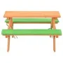 Kinderpicknicktisch mit Tannenholzbänken 89x79x50 cm von vidaXL, Gartensets - Ref: Foro24-91793, Preis: 73,48 €, Rabatt: %