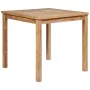 Solid teak wood garden table 80x80x77 cm by vidaXL, Garden tables - Ref: Foro24-44996, Price: 237,51 €, Discount: %