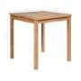 Solid teak wood garden table 80x80x77 cm by vidaXL, Garden tables - Ref: Foro24-44996, Price: 237,51 €, Discount: %