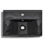 Black Rectangular Hollow Ceramic Faucet/Drain Basin by vidaXL, Sinks - Ref: Foro24-141933, Price: 71,45 €, Discount: %