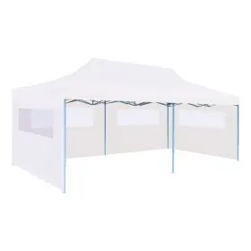 Faltbare Partyzelt-Seitenwände aus weißem Stahl 3x6 m von vidaXL, Zelte und Pavillons - Ref: Foro24-48863, Preis: 190,70 €, R...