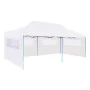 Carpa de fiestas plegable paredes laterales acero blanco 3x6 m de vidaXL, Carpas y cenadores - Ref: Foro24-48863, Precio: 188...
