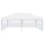 Carpa de fiestas plegable paredes laterales acero blanco 3x6 m de vidaXL, Carpas y cenadores - Ref: Foro24-48863, Precio: 188...
