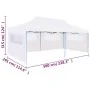 Carpa de fiestas plegable paredes laterales acero blanco 3x6 m de vidaXL, Carpas y cenadores - Ref: Foro24-48863, Precio: 188...