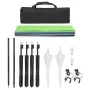 Kit iluminación de estudio fotográfico con fondos y paraguas de vidaXL, Flashes e iluminaciones de estudio - Ref: Foro24-1902...