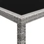 Synthetic gray rattan garden dining table 200x150x74 cm by vidaXL, Garden tables - Ref: Foro24-46130, Price: 180,14 €, Discou...