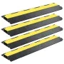 Cable protector ramps 4 units 2 rubber channels 101.5 cm by vidaXL, Road and traffic signs - Ref: Foro24-142835, Price: 110,4...