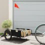 Anhänger für Fahrräder aus Eisen und schwarzem Oxford-Stoff von vidaXL, Fahrradanhänger - Ref: Foro24-94178, Preis: 94,27 €, ...