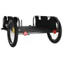 Anhänger für Fahrräder aus Eisen und schwarzem Oxford-Stoff von vidaXL, Fahrradanhänger - Ref: Foro24-94178, Preis: 94,27 €, ...