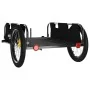 Remolque para bicicletas hierro y tela Oxford negro de vidaXL, Remolques para bicicletas - Ref: Foro24-94178, Precio: 94,27 €...