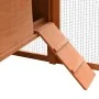 Gallinero madera maciza pino y abeto 170x81x110 cm de vidaXL, Jaulas y habitáculos para animales pequeños - Ref: Foro24-17064...