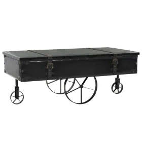 MDF and fir wood coffee table 110x55x43 cm by vidaXL, Coffee table - Ref: Foro24-245761, Price: 151,89 €, Discount: %