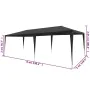 Anthrazitgraues PE Partyzelt 3x6 m von vidaXL, Zelte und Pavillons - Ref: Foro24-45088, Preis: 97,25 €, Rabatt: %