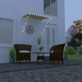 Toldo retráctil con LED amarillo y blanco 150x150 cm by vidaXL, Awnings - Ref: Foro24-145908, Price: 42,41 €, Discount: %