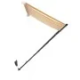 Toldo retráctil con LED amarillo y blanco 150x150 cm de vidaXL, Toldos - Ref: Foro24-145908, Precio: 42,39 €, Descuento: %