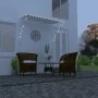 Retractable awning with cream-colored LED lights 250x150 cm by vidaXL, Awnings - Ref: Foro24-145924, Price: 43,75 €, Discount: %