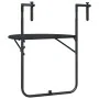 Mesa balcón colgante plástico aspecto ratán negro 60x64x83,5 cm by vidaXL, Garden tables - Ref: Foro24-47894, Price: 42,33 €,...
