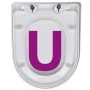 Square white soft-closing and quick-release toilet seat by vidaXL, Toilet and bidet seats - Ref: Foro24-141765, Price: 30,63 ...