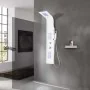 Shower panel column white aluminum 20x44x130 cm by vidaXL, Jet nozzles for bathtubs and showers - Ref: Foro24-142995, Price: ...